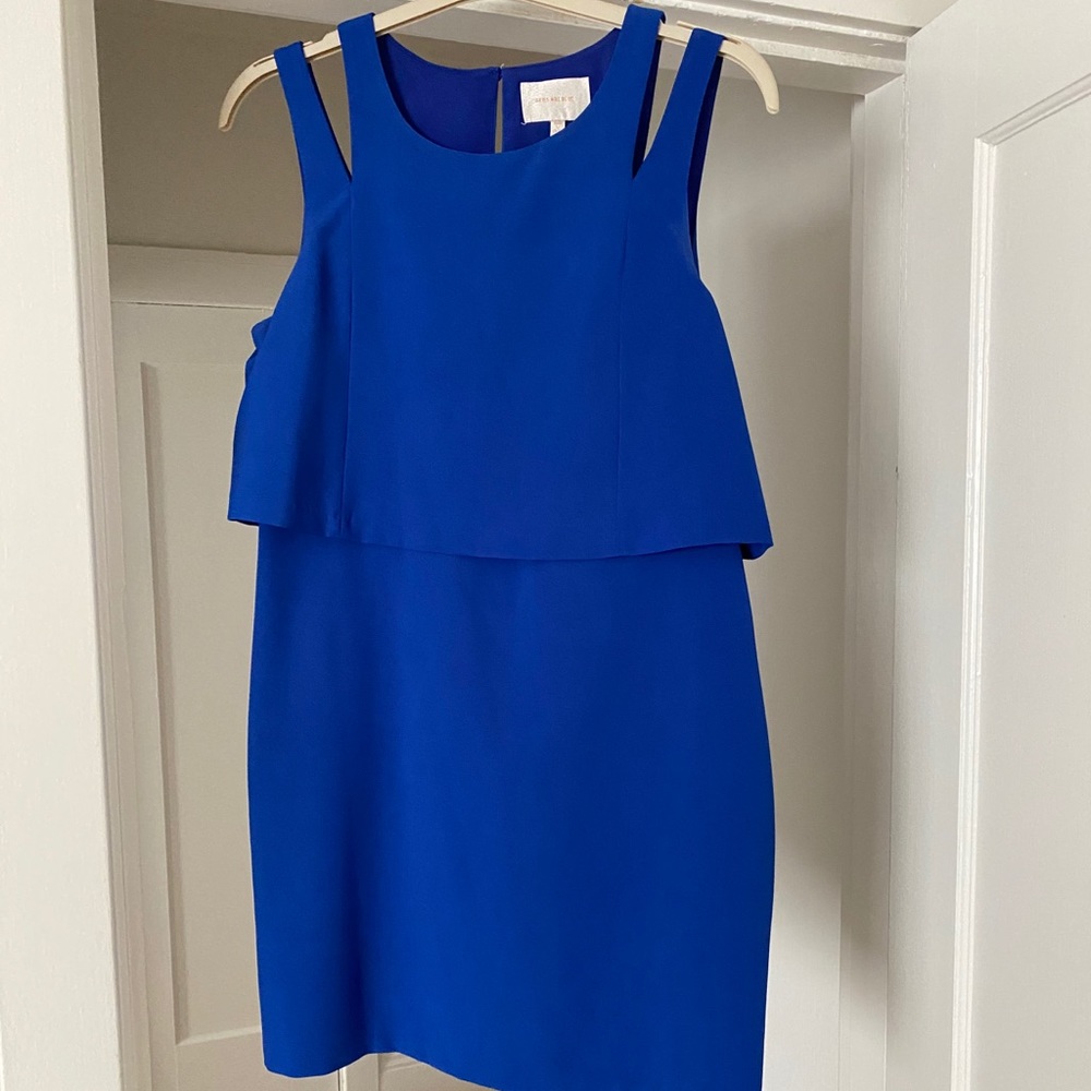 Royal Blue Sleeveless Mini Dress